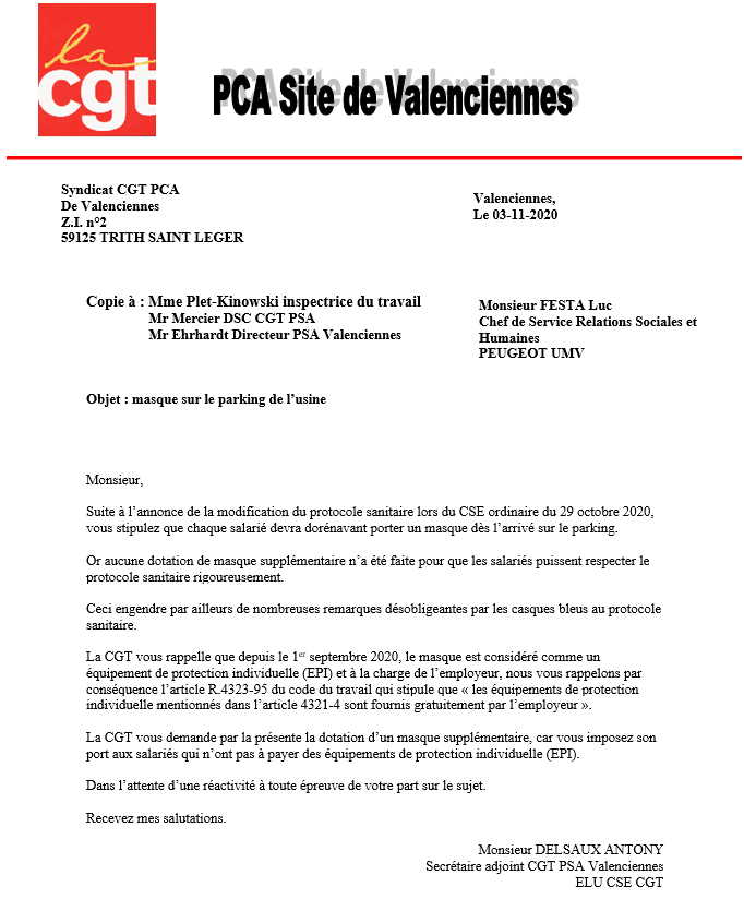 CGT PSA Valenciennes (@cgtpsa) on Twitter photo 