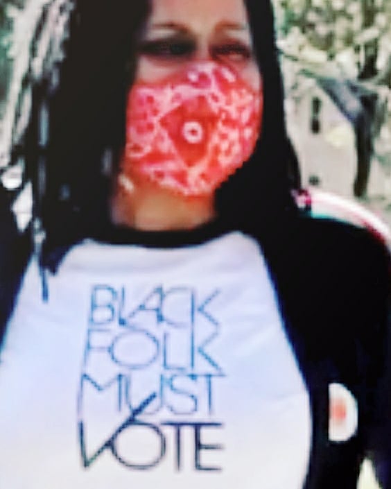 butterfli2002's tweet photo. #BLACKFOLKSMUSTVOTE for our ancestors, for ourselves and for our youth. #VOTED2020 https://t.co/3tCWnOzW97