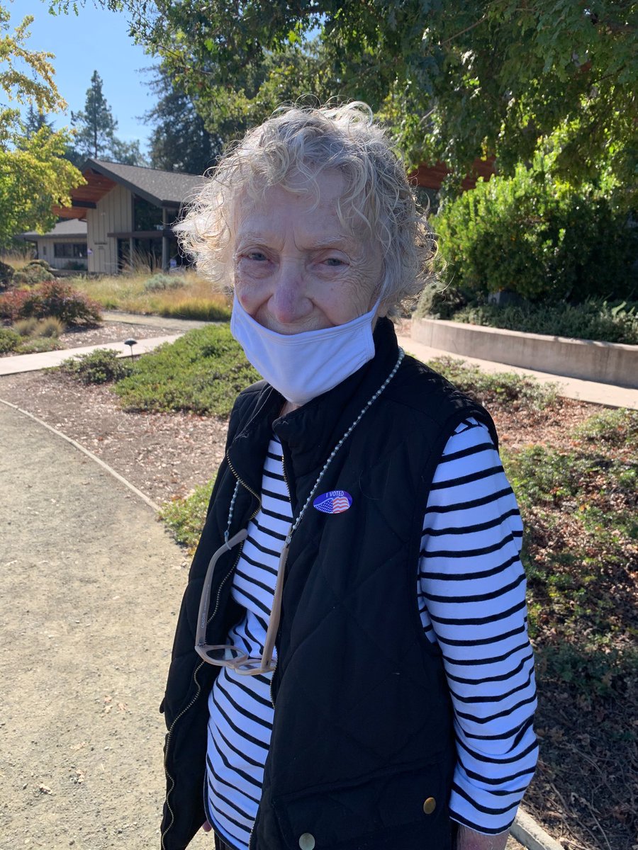 ltwombly93's tweet photo. My Grandma at 96 went out and voted for @realDonaldTrump! Get out there and support our President! #WarRoomPandemic #Trump2020 https://t.co/mmLeidqJDk