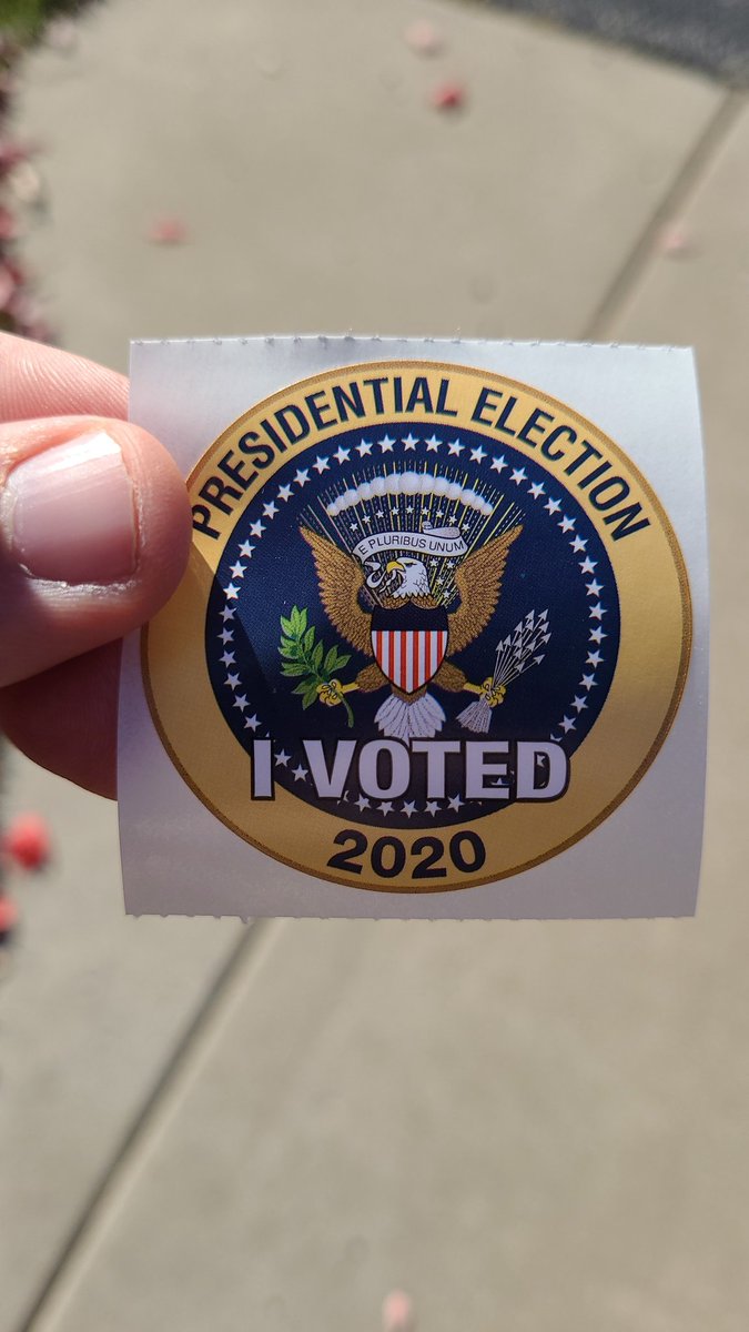 Civil duty done. Hope all 12 of my followers and all those who read this did the same! #VOTE