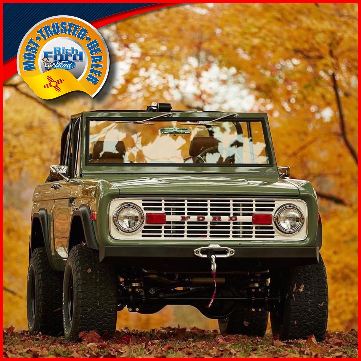 RichFordABQ's tweet photo. We're voting for BRONCO as the absolutely coolest vehicle ever built! - https://t.co/zTX3bXrqSy #bronco #richfordalbuquerque #newmexicotrue #ivoted2020 https://t.co/oRjFojJ4Gm
