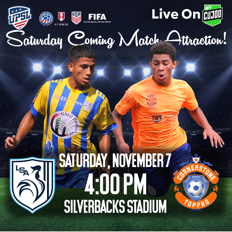 Saturday's live streamed games in the <a href="/UPSLsoccer/">UPSL</a>  with division title and play-off implications. 2PM: <a href="/ForestRovers_FC/">Forest Rovers FC</a> vs <a href="/SeasJamaica/">Seas Jamaica FC</a>. 4PM: #LSA_Limeño vs <a href="/mycsaclub/">Cornerstone Soccer Academy</a> both on @MyCujoo!