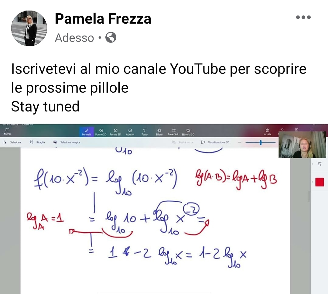 PamelaFrezza's tweet photo. Link in bio #tolc #testingresso #ingegneria esercizi di #matematica svolti dalla dottoressa @fabiolafrezza #iscriviti al mio #canale #youtube #staytuned
https://t.co/Cb2p07pvq0 https://t.co/7d9iumMtVM