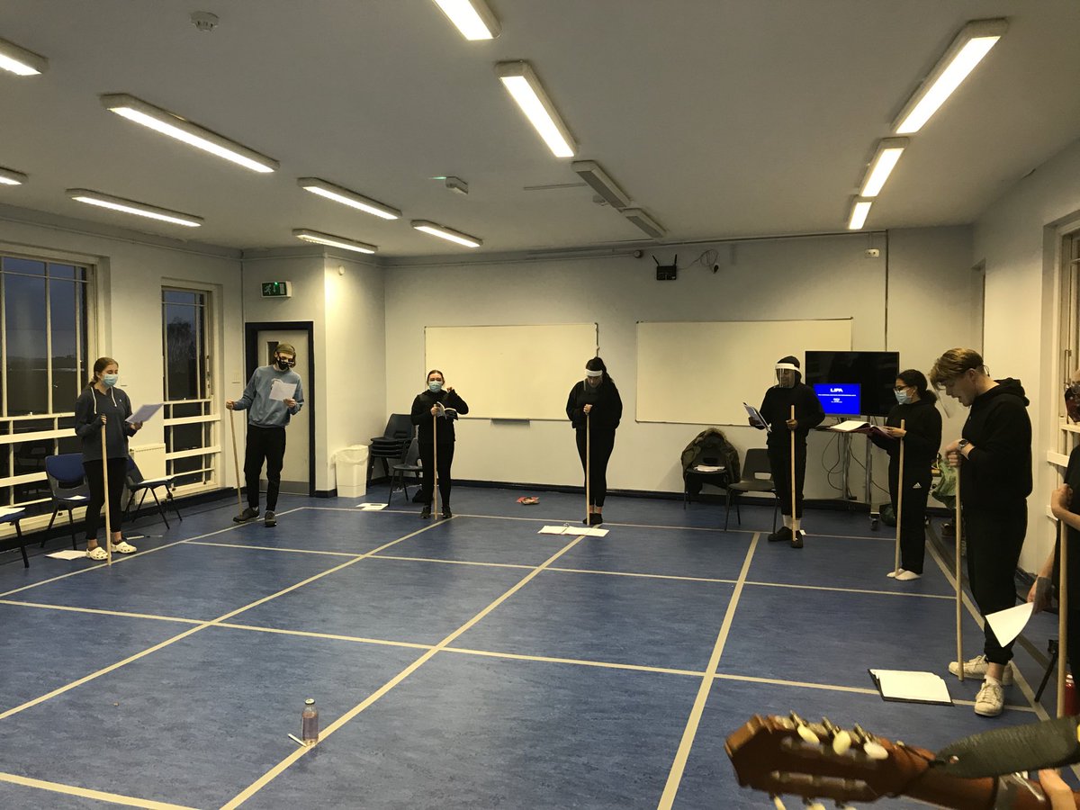 NickBagnall's tweet image. A socially distanced music call with the brilliant ⁦@LIPALiverpool⁩ ⁦@LIPAFutureProof⁩ Caucasian chalk circle mob. Sticks and singing. ⁦@sherriffhammond⁩ and the perfect 9 square grid.