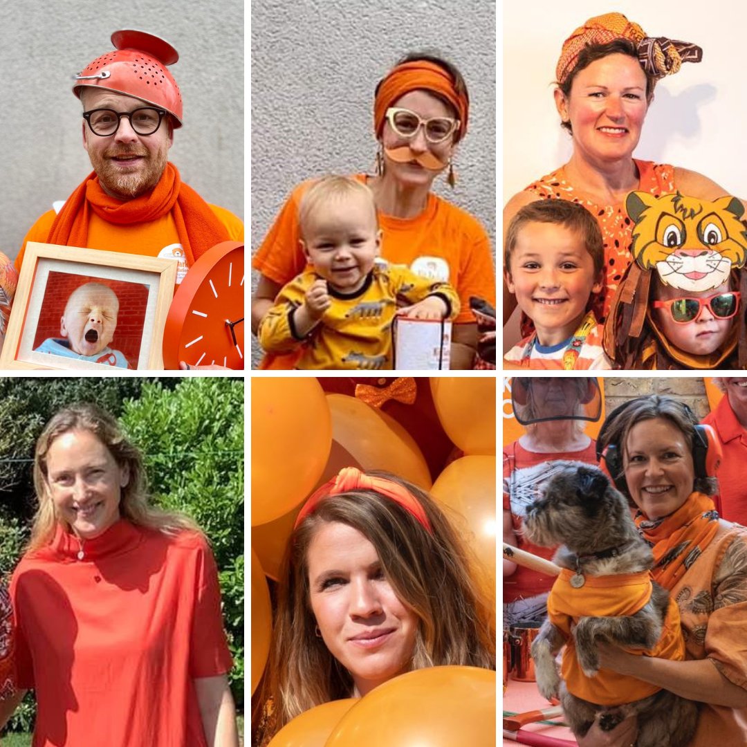KitTarka's tweet photo. It's Trustees' Week 2020 so here we are in all our orange glory on #WalkforKit day earlier this year.
Thank you so much to James, Lauren, Susie, Julia and Emma for all your hard work, expert advice, invaluable support and never-ending patience!
#trusteesweek #trusteesweek2020 https://t.co/GeHKt1WcWE