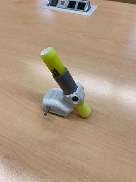 ATepics1's tweet photo. The Jackson Center Team made some progress with the production of another writing device! This one uses the same design, but it is smaller so that more kids can use it comfortably. With a few more tweaks, the team will be ready to finalize the product. https://t.co/sZ0Uh9GQtC
