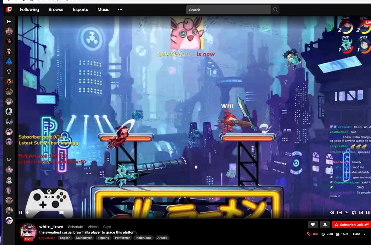 AlertBrawl's tweet image. yo big thanks to the homie @Gaming00Slow for raiding my boi whitetown, hes been working hard on the stream grind, appreciate it bro