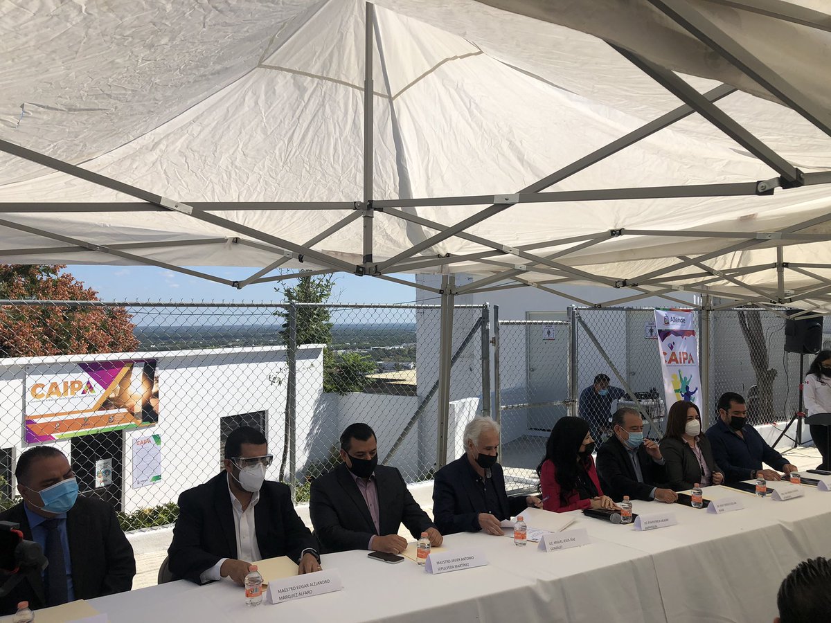 CCSPNL's tweet photo. Esta mañana nuestra Presidenta Ejecutiva, Ana María Esquivel, participó en la inauguración del #CAIPA en @allendenl_mx. Agradecemos las atenciones y reconocemos la labor realizada por la Alcaldesa @patriciaslzr_ en materia de prevención social de la violencia. #CCSPNL https://t.co/1YHtvRnKOZ