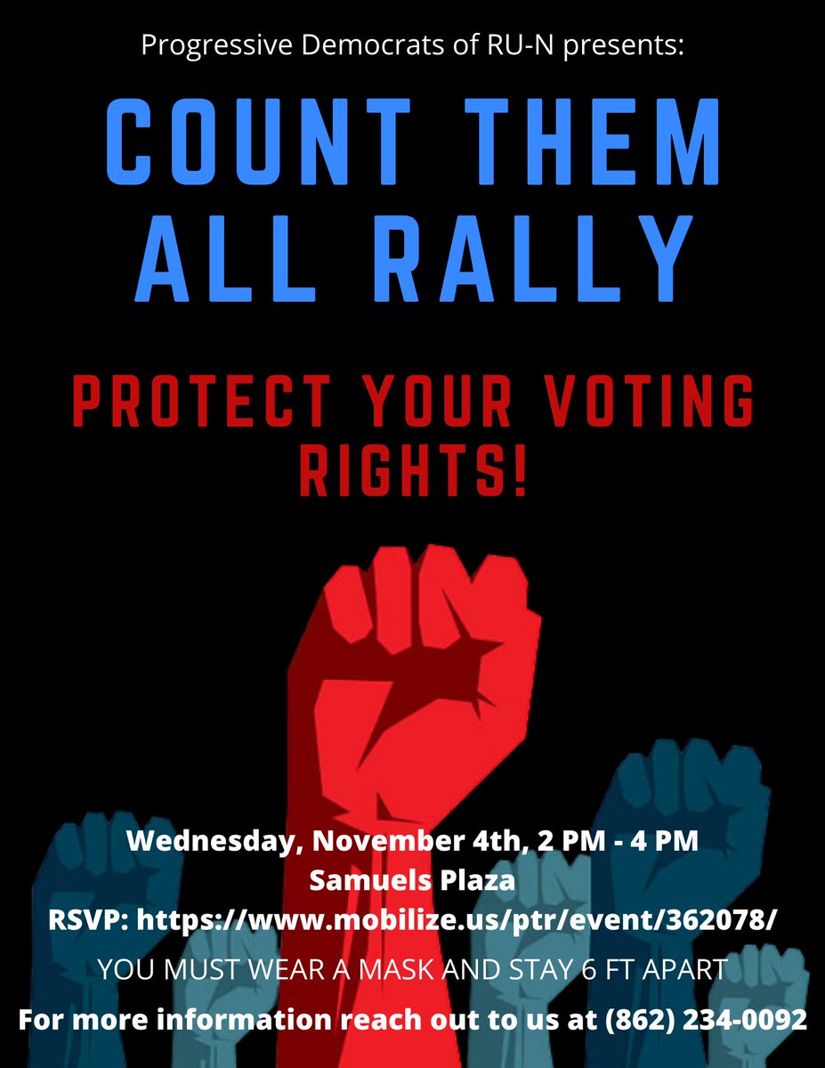 PDofRUN's tweet photo. Please join our Count Them All Rally TOMMORROW! RSVP: https://t.co/uEwd4haaGr https://t.co/T5Ie7s3v7O