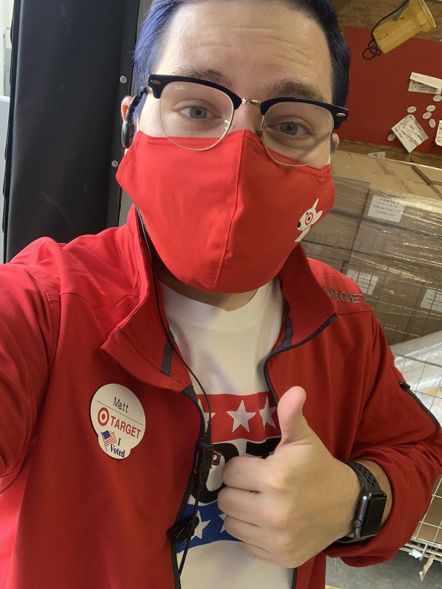 schmatacus's tweet photo. Thank you @Target for not only providing resources on voting leading up to today, but for giving team members the time to vote and providing transportation for those that need it to their polling place!
#TeamTargetVotes #BestTeamInRetail https://t.co/52eX0q866V