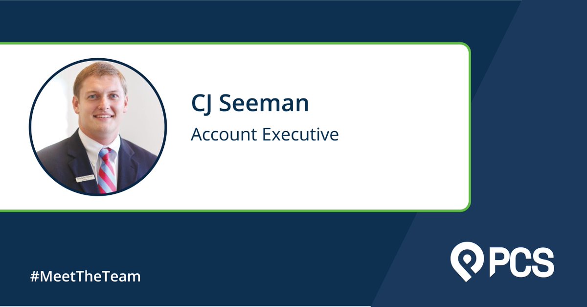 PCSsoftware's tweet image. #MeetTheTeam Happy Tuesday! Another face. Another name. Today we introduce you to CJ Seeman, Account Executive on our sales team. #PCSsoftware #TMSexpress