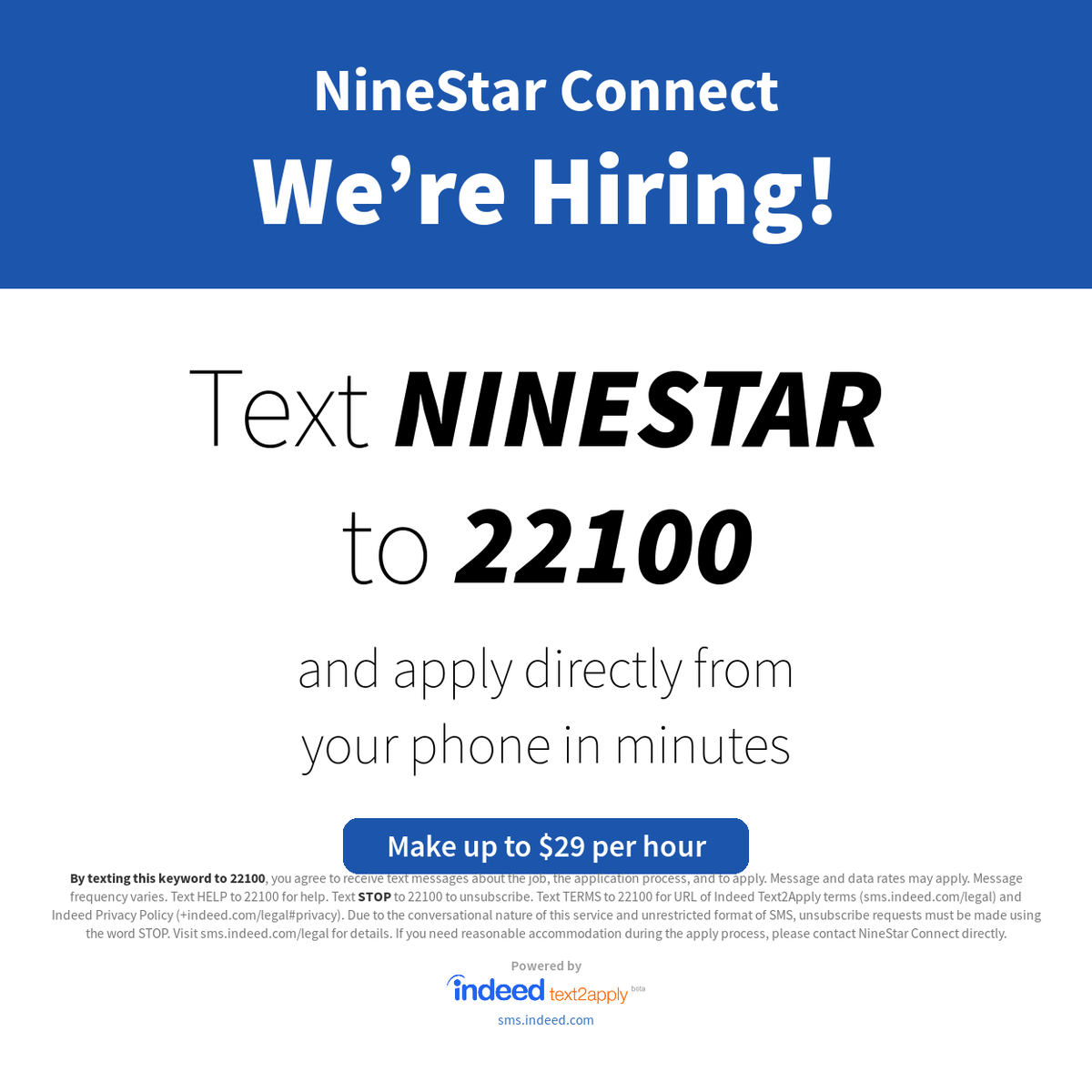 NineStarConnect's tweet photo. We are hiring!    If you are interested in becoming an Engineering Database Administrator for NineStar, apply today! https://t.co/A6Q9cp7GTF