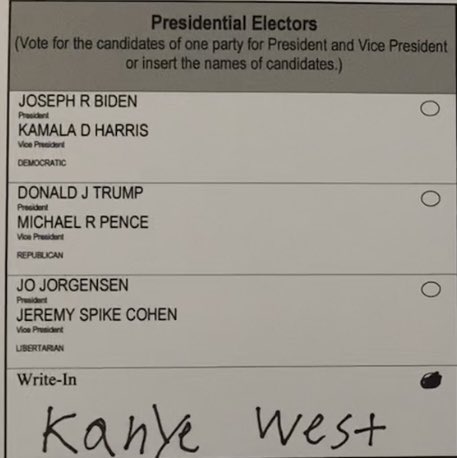 GrandRever's tweet photo. @kanyewest I just voted for you Kanye, best of luck! https://t.co/6dOavK8Eqi