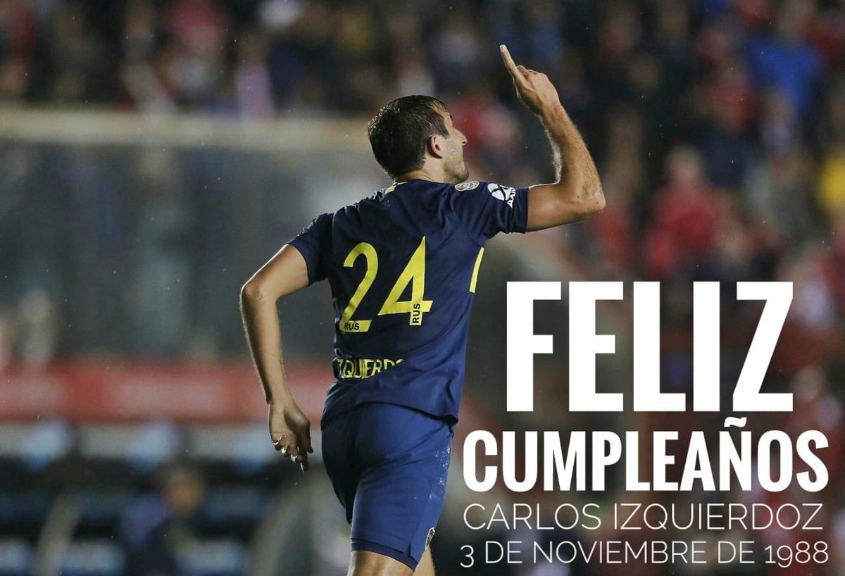 ¡FELIZ CUMPLEAÑOS CALI!
3 de noviembre de 1988
En Bariloche, provincia de Rio Negro, nacía Carlos Roberto Izquierdoz, uno de nuestros grandes defensores! 

Te deseamos lo mejor en este día!!!
<a href="/Cali_Izquierdoz/">Carlos Izquierdoz</a> 💙💛💙