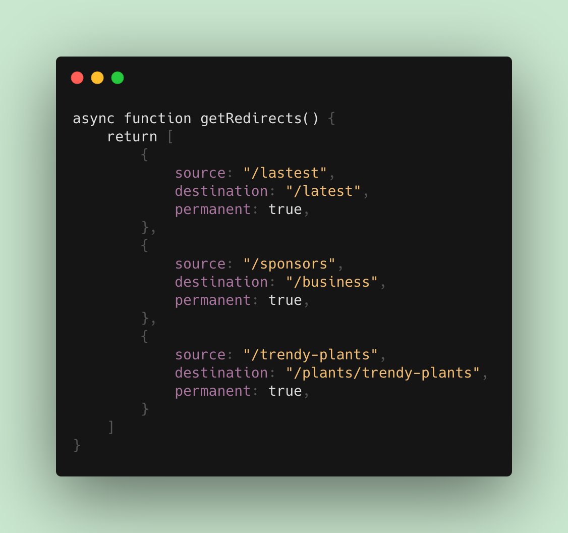 devictoribero's tweet image. I wanted to update some URLs and create redirects to the new ones 👨💻. With @vercel it couldn't be easier 😃.
You just need to add a small config in your `next.config.js` and you're done 🤯.
#100DaysOfCode #javacript