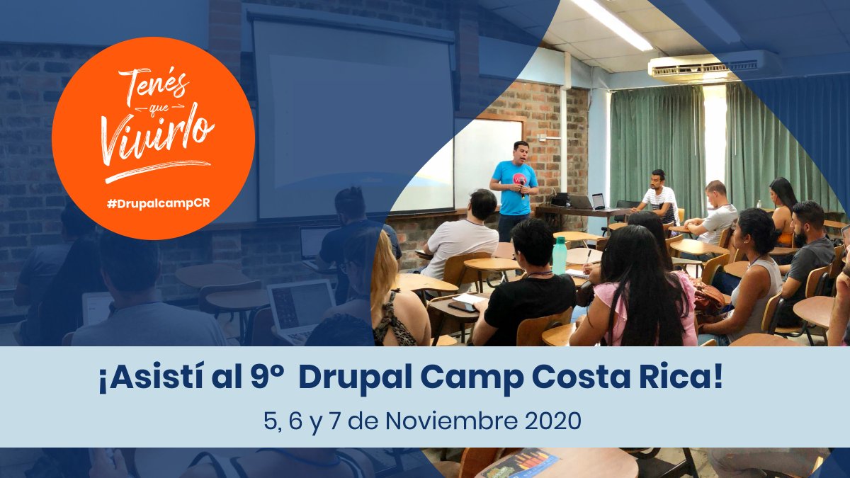 drupalcr's tweet image. Cómo me registro para acceder a la transmisión del Drupal CampCR?
Muy fácil, aquí te dejamos los pasos:
-Iniciá sesión en el sitio drupalcamp.cr/es/user/login
-Hacé click en Registro drupalcamp.cr/es/registro
-Hacé click en el botón de "Registrarme al evento" y ¡listo!