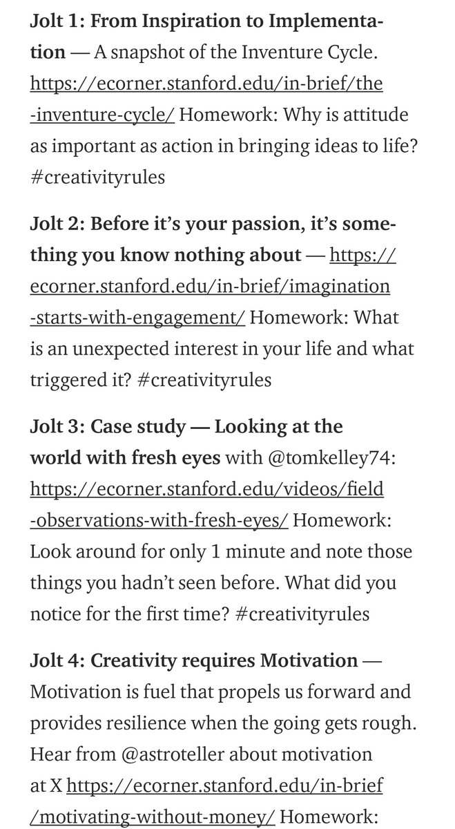 The Jolt Experiment - tiny lessons done on twitter! These 4 jolts fits nicely to our discussions on passion, creativity, motivation dun u think? <a href="/nhleong/">Hong Leong</a> <a href="/liew_ziyi/">Ziyiliew</a>