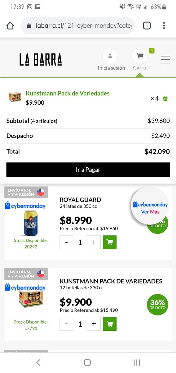 #RataConSed #LaBarraCCU sería un regalo de cumpleaños pulento pa mi pololo, que es malito pa la chela 🤣❤