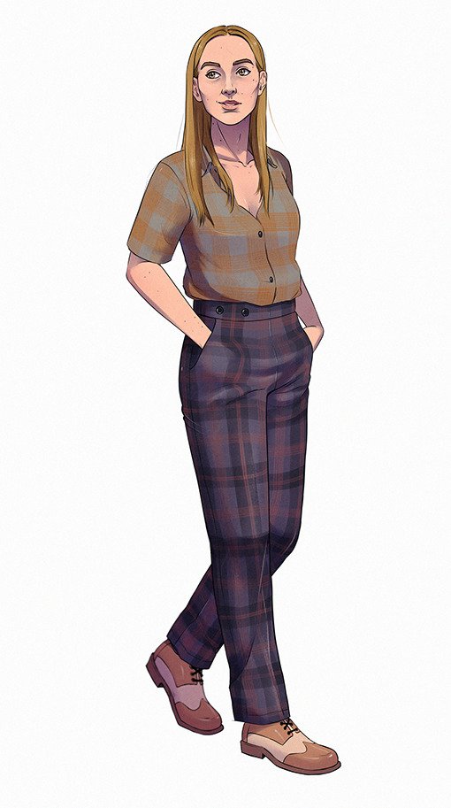 some underappreciated outfits. hobo villanelle; plaid villanelle