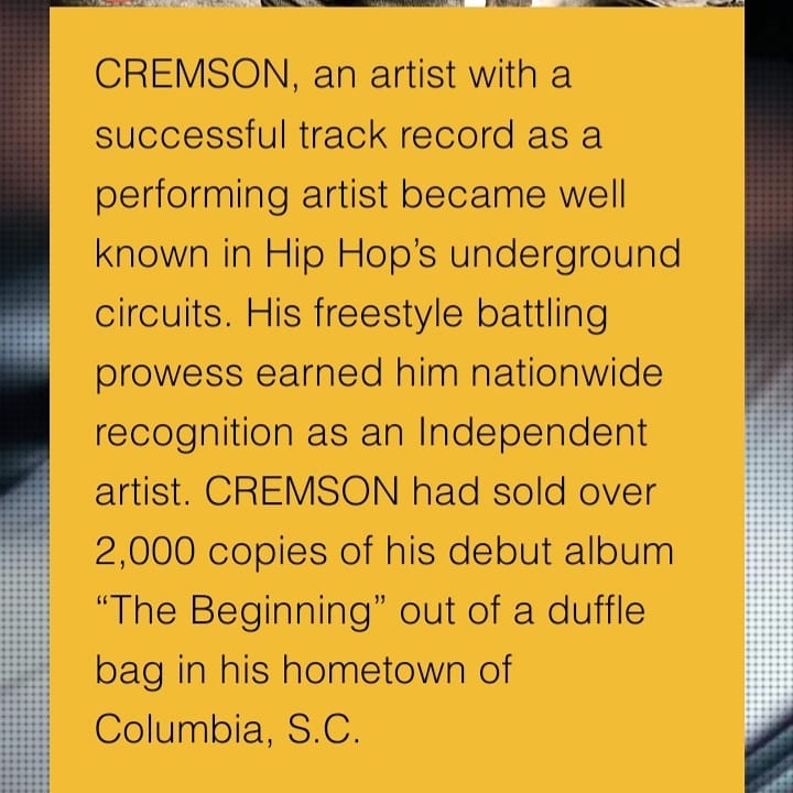 TammyReeseMedia's tweet photo. Client Promo:
🚨🚨🚨🚨🚨🚨🚨🚨
Huge shout out to
@TheMediaPrince for featuring my client @CREMSONGIIB
on the homepage of https://t.co/dLJjvmhqwI
🎵🎙✊🏾💯🙌🏾💪🏾
#Cremson #JM #GIIB #MusicArtists #Tulsa #BlackMagic #BlackExcellence #TheMediaPrince #Visionaries #VisionaryMinds https://t.co/IPAeGeBiw0