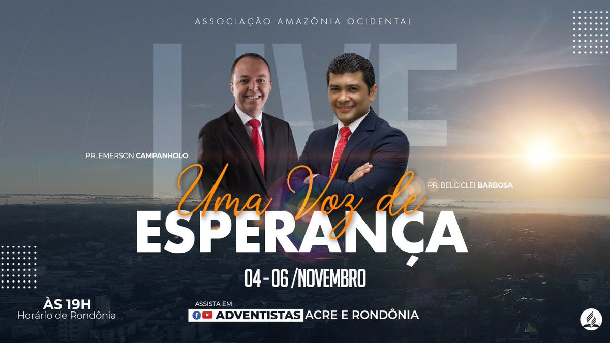 prbelciclei's tweet photo. 🔴 LIVE - Uma Voz de Esperança
Você e sua família são nossos convidados especiais para esta linda programação.
Saiba aonde assistir 👇🏼
▪️ https://t.co/CIDKS4B42Z

▪️https://t.co/bCEZySynjK https://t.co/xoPGPioj9H