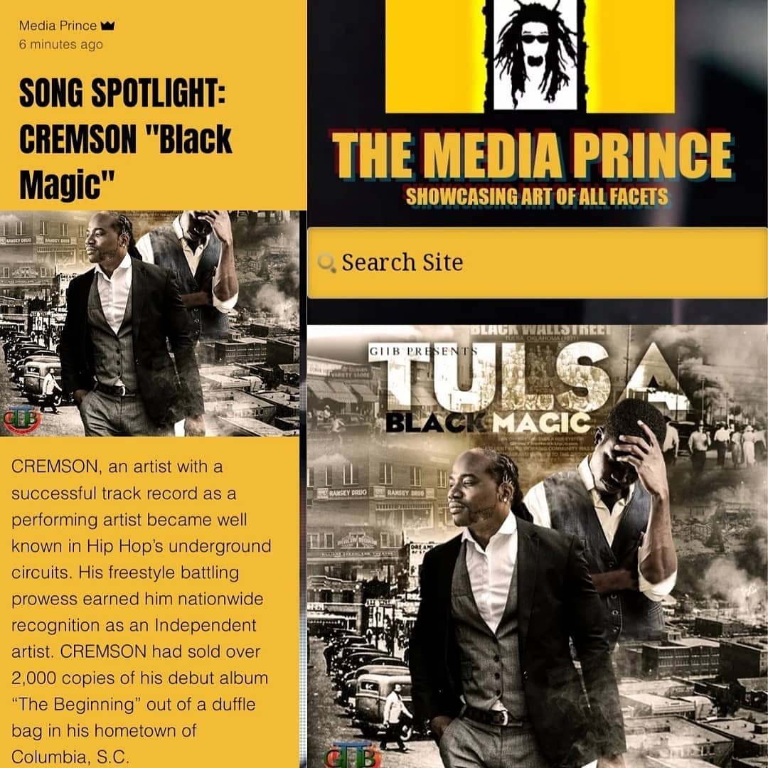 VisionaryMinds2's tweet photo. Client Promo:
🚨🚨🚨🚨🚨🚨🚨🚨
Huge shout out to
@TheMediaPrince for featuring our client @CREMSONGIIB
on the homepage of https://t.co/KzvMgHIpZn
🎵🎙✊🏾💯🙌🏾💪🏾
#Cremson #JM #GIIB #MusicArtists #Tulsa #BlackMagic #BlackExcellence #TheMediaPrince #Visionaries #VisionaryMinds https://t.co/vmRMPXQ8xE