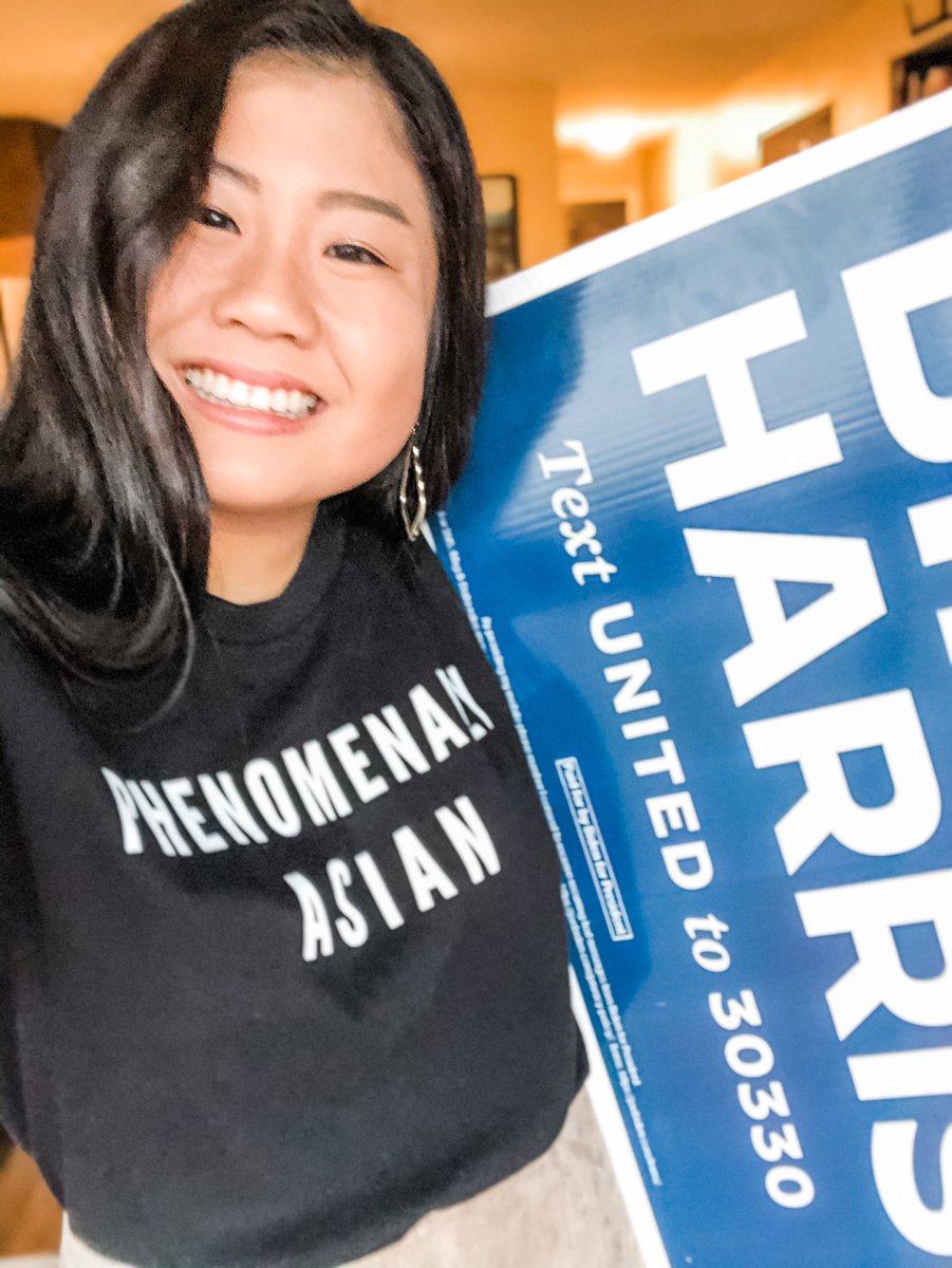 rebeccatjharvey's tweet image. A blurry, excited #ElectionDay  selfie because #AAPIs are turning out in HISTORIC NUMBERS and have surpassed 2016 AAPI turnout levels in key states like Texas, Florida, Arizona, Georgia, and Nevada.⭐️👏 #AAPI2020 @WeAreAAPI