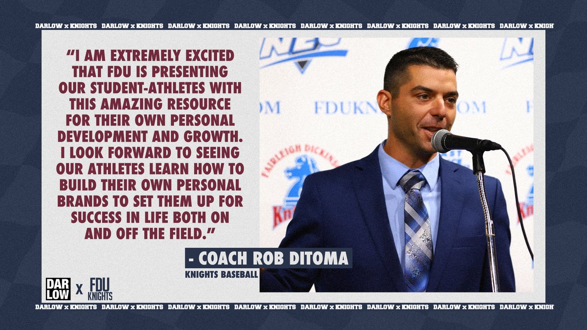 We are excited to go 1-0 with <a href="/JeremyDarlow/">Jeremy Darlow</a> as a personal brand consultant for our student-athletes. His branding and marketing experience will help us prepare for the next 40 years, not just four. #DarlowRules