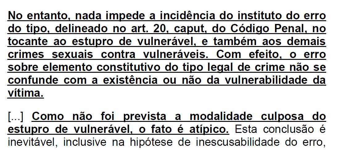 yasminomp's tweet photo. @BellaFilet Olá! Somos colegas de profissão, tb fiquei com essa dúvida. nas fls. 10 da sentença, ou 3611 há a fundamentação em doutrina q fala sobre a atipicidade do estupro culposo https://t.co/LU5QZ1GFEV