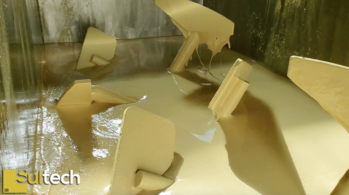 SultechGlobal's tweet image. Here's a behind the scenes look at the mixing process of Sulgo65. A sprayable formulation that works in conventional equipment and has a high sulphur analysis that is micronized for quick conversion to plant available sulphates. #sulphur #elementalsulphur #agriculture #westcdnag