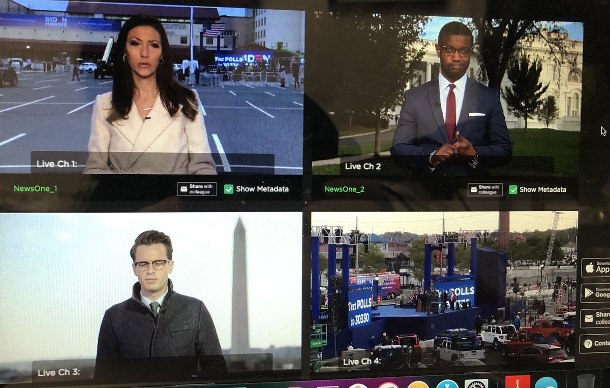 The @abcnewsone crew!!! @TVMarci @Alex_Presha @DymburtNews @ABC #2020PresidentialElection