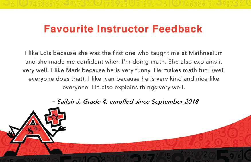 MathMeadowvale's tweet photo. We started asking our students to find out who is their favourite instructor. It was a challenge for her because she likes everyone in the centre, including those who left!
.
.
.
#lisgar #meadowvale #mississaugalife #onted #mississauga #peelfam #mississaugamoms #learnathome https://t.co/UmvKVVDN84