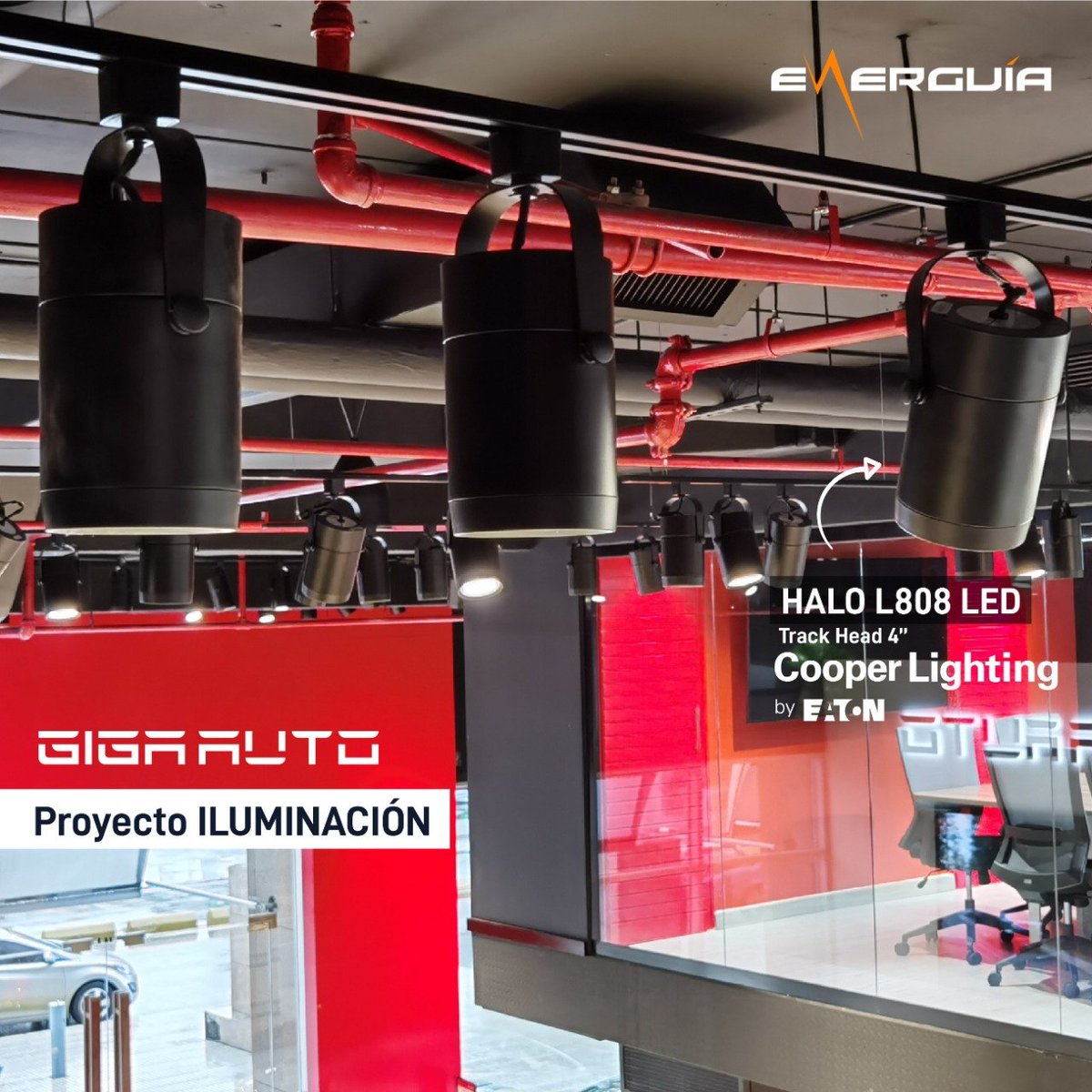 Energuiard's tweet photo. Todo diseño de iluminación inteligente y de vanguardia debe contar con luminarias LED de alto rendimiento y eficiencia ⚡ Así lo hicimos con el Showroom de @gigaauto
Gracias por confiar en nosotros. #IluminaciónLED #CopperLighting @ETN_LATAM #Sheenly #Cyanlites https://t.co/TEDjRHLP6q