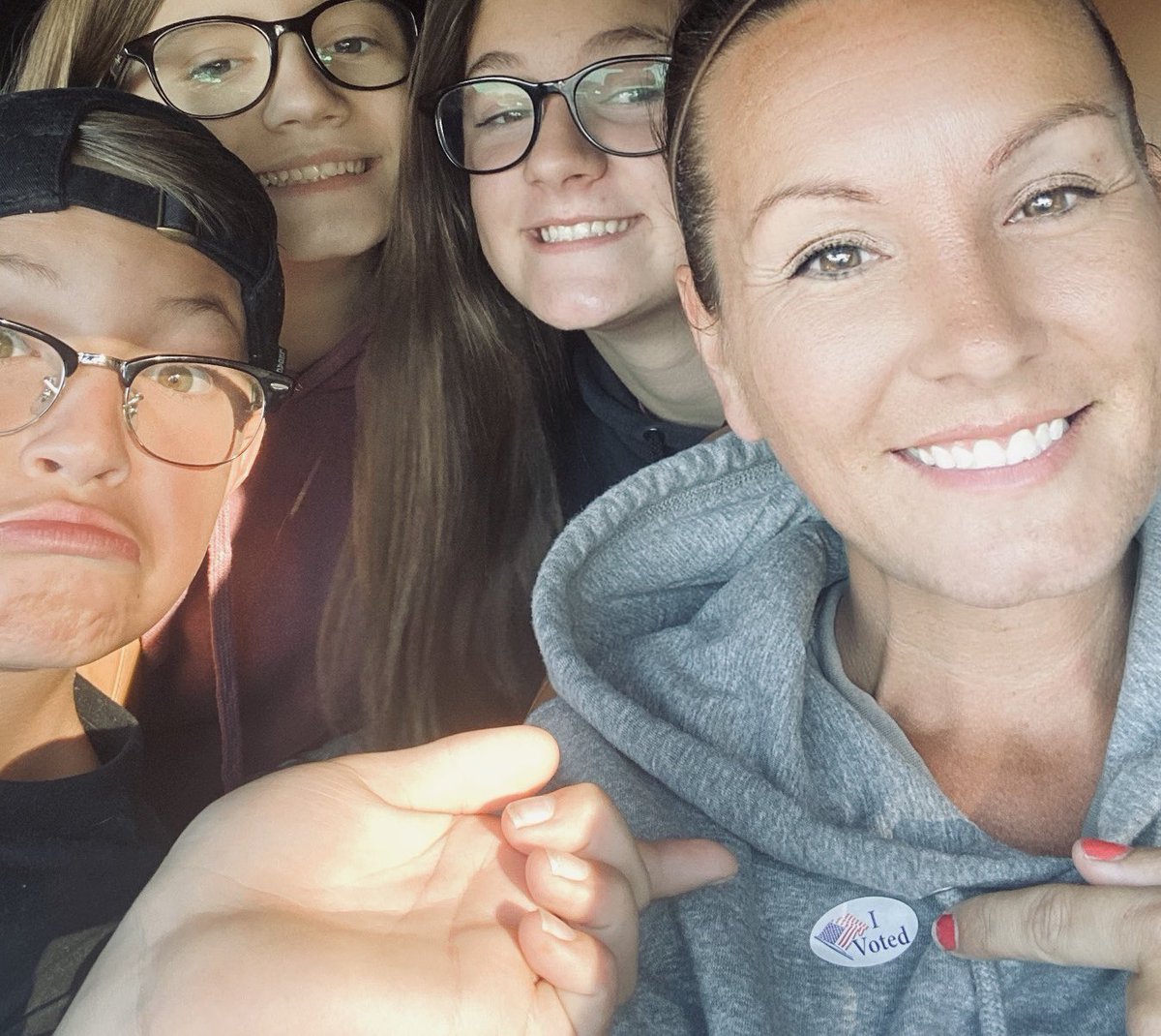 My vote is in. Voting is one of the most important ways we can help to create the world we want for our kids. No objections to helping raise some of tomorrow’s civic leaders too in the process. #familyvote
