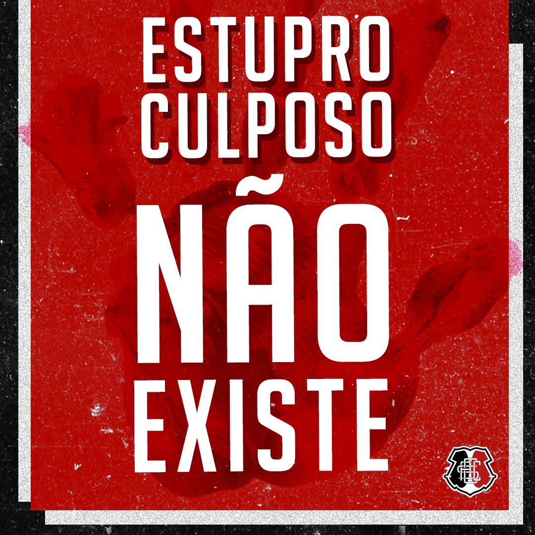 SantaCruzFC's tweet photo. Estupro culposo não existe. Crime é crime. 

#JustiçaPorMariFerrer 
#JustiçaPorTodas https://t.co/o7rBWpxeob