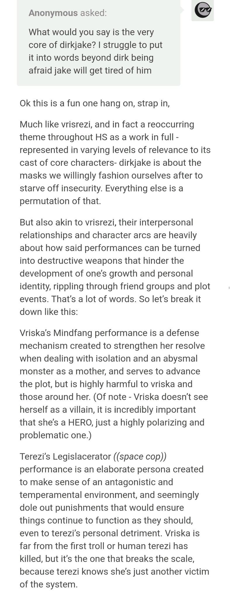 🏳️‍⚧️ on X: ““So what IS the core of dirkjake then?” Ft 