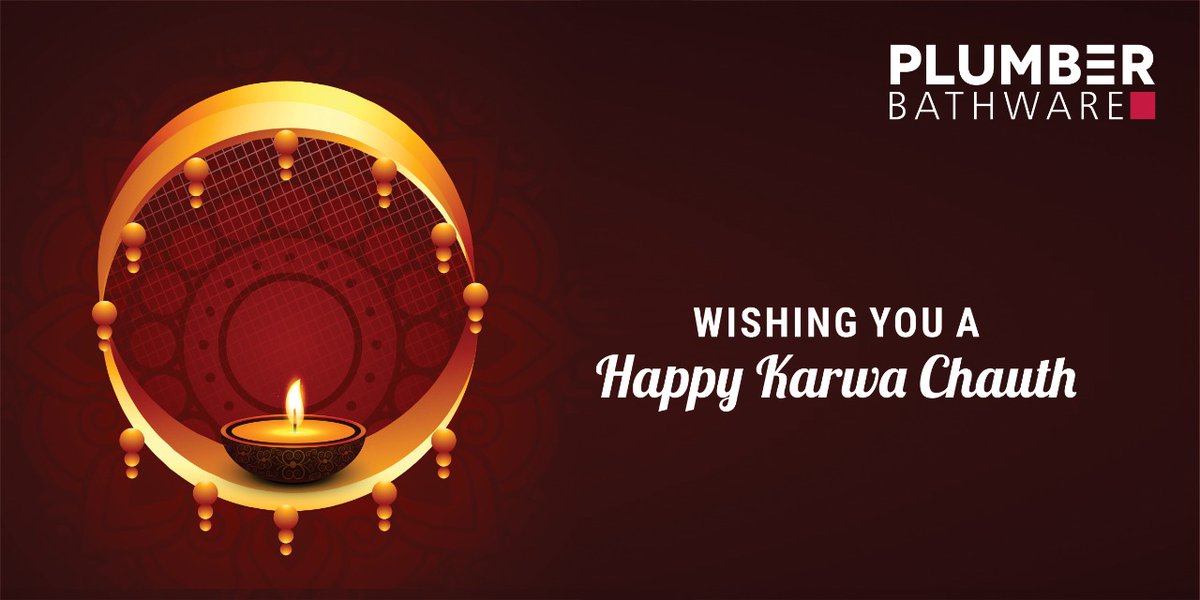 May the blessings of the divine always be with you & your family. Plumber Bathware wishes everyone a Happy Karwa Chauth.

#HappyKarwaChauth #HappyKarwaChauth2020 #Festivities #PlumberBathware #CulturalCelebrations #FestivalsofIndia