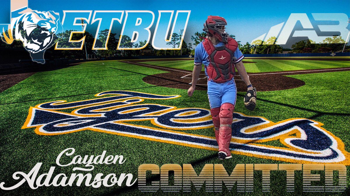 caydenAdamson's tweet photo. I am excited and proud to announce my commitment to further my academic and baseball career at East Texas Baptist University. I would like to thank God, my family, my coaches, and my friends who have helped me become the person I am today. @ETBU_Baseball @BHodgey07 @abnationalbb https://t.co/xatmpcyumk