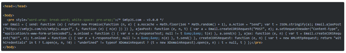 neonprimetime's tweet image. interesting #phishing stolen creds sent to public SMTP javascript file

smtpjs[.]com/v3/smtp.js
urlscan.io/result/aa92cd7…

sbj: 顺丰发货报告
.htm attachment: 
app.any.run/tasks/8ef31ea6…

#threatactoremail china@campstgeorge[.org

cc @PhishKitTracker @sysgoblin @JCyberSec_ @ActorExpose