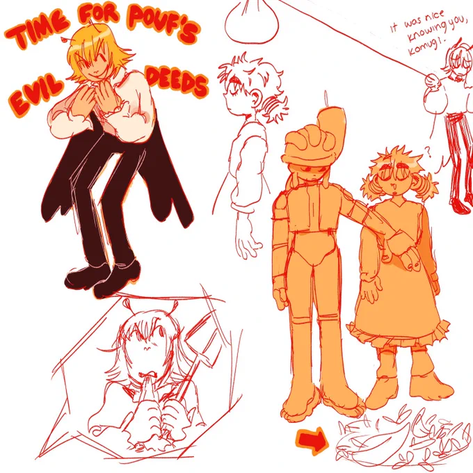evil time with pouf hehe 