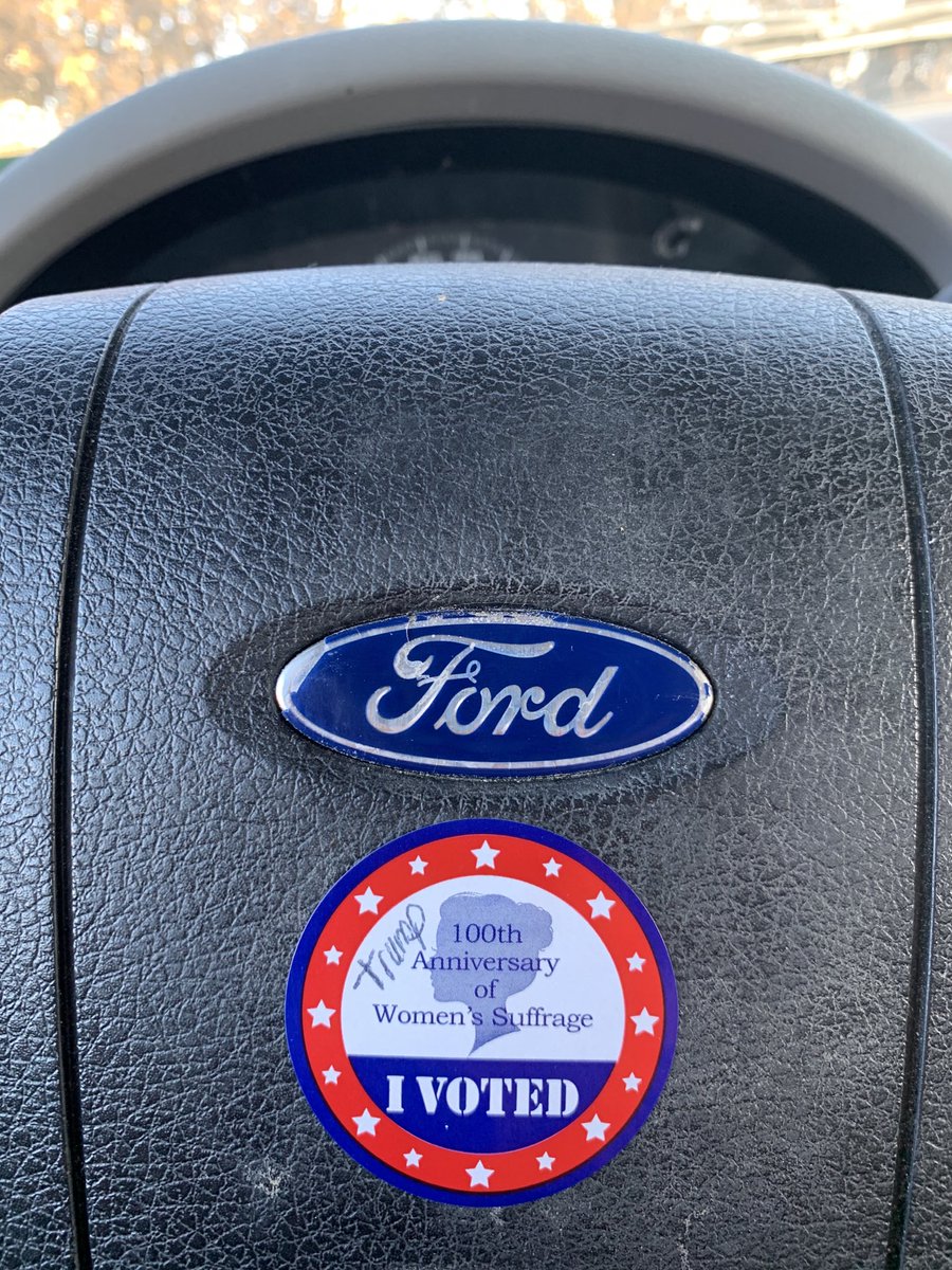 RyanDDowns's tweet photo. I voted for @POTUS, the @realDonaldTrump!
#VoterTuesday2020!
#03November2020
I’m #RyanDDowns, and I approve this message. https://t.co/zhVD1bCcsv