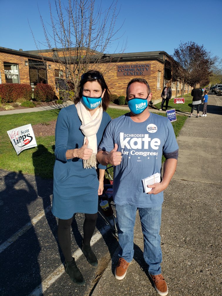 Next stop: I’m out in Lebanon greeting voters and checking in with our incredible volunteers. The energy for change is palpable! Three more hours to vote — make sure your voice is heard! #SchroderVoter