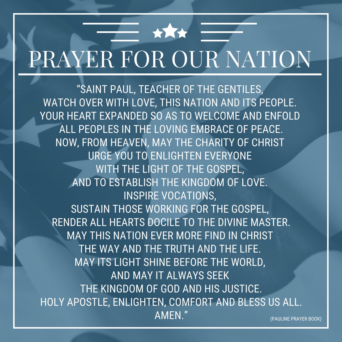 DaughterStPaul's tweet photo. We pray for our nation on this #ElectionDay https://t.co/Ga0q2Am36S