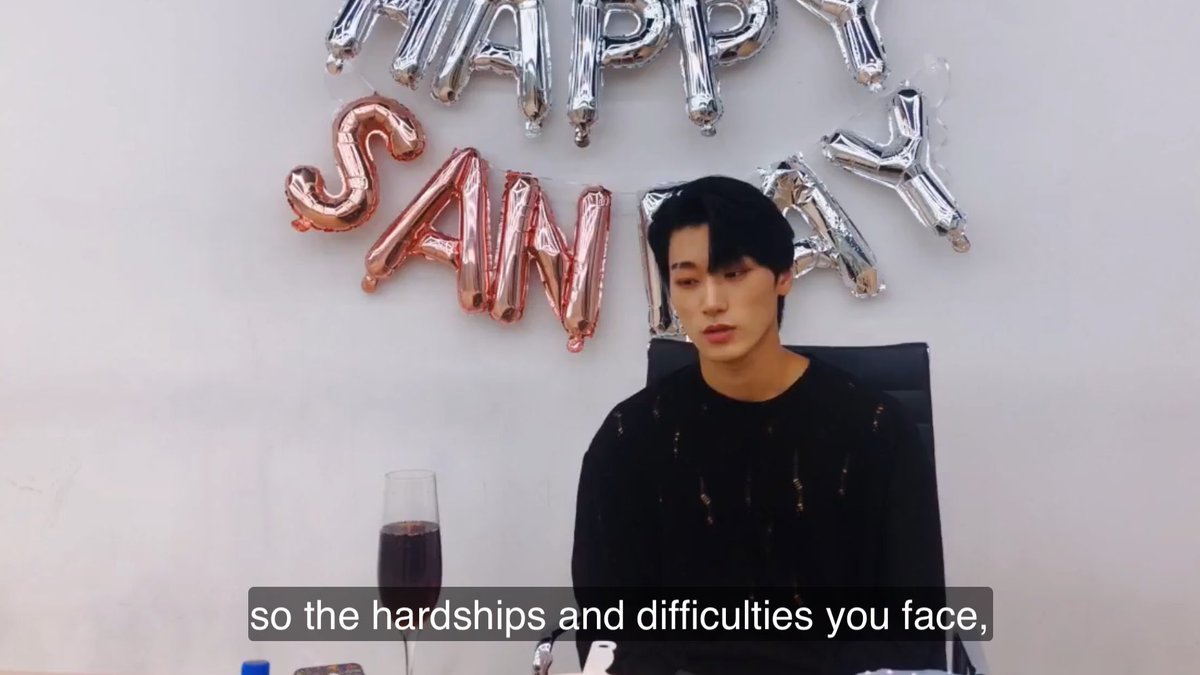 san's comforting words, a thread ♡