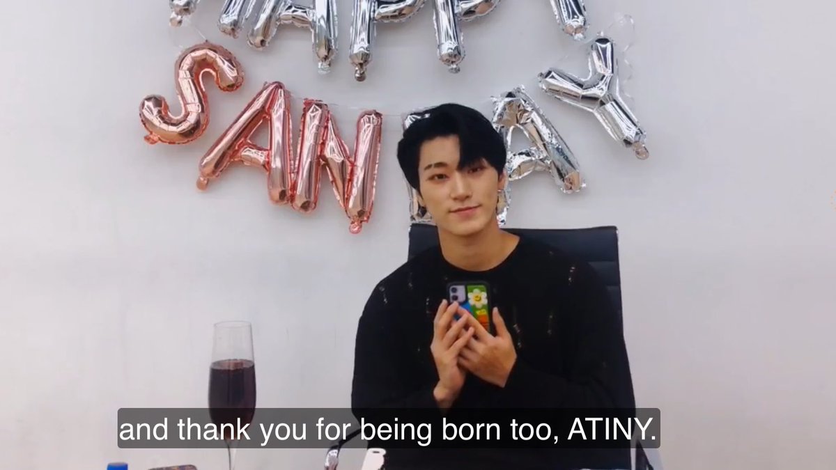 san's comforting words, a thread ♡