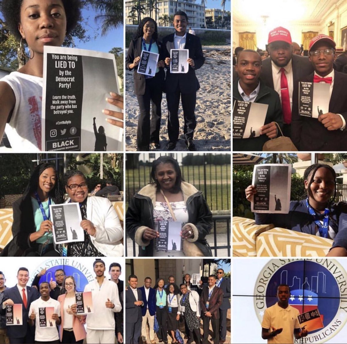 It’s been an incredible journey. We are so fortunate to have had the opportunity to travel the country and educate our African-American youth on what it means to think freely. We’ve worked hard to help President Trump get re-elected and expand black GOP. Vote Trump!