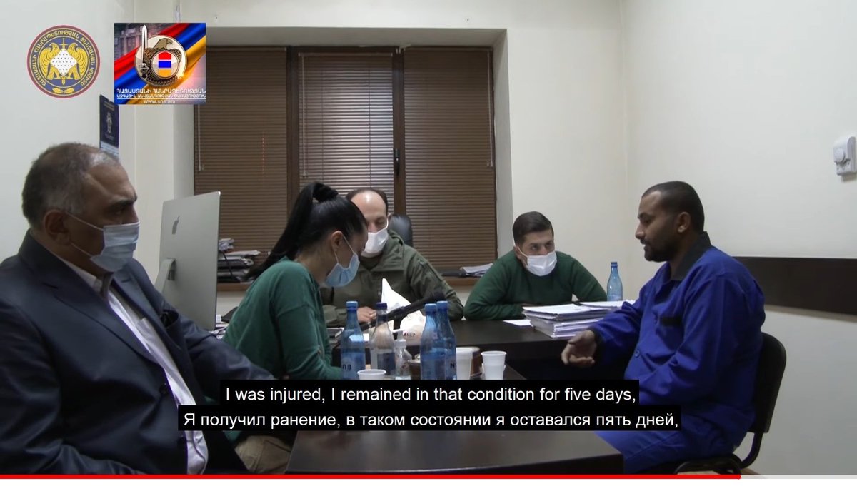 5 days he was injured. Hell, who is the writer of these story. And yes he moved freely to the Armenian Side according to him.Such a dumb story.