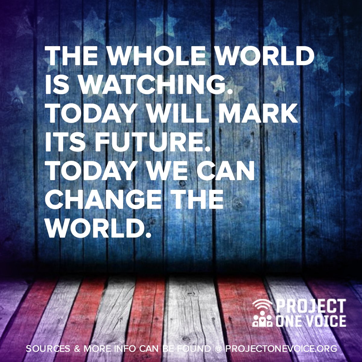 project_1voice's tweet photo. VOTE

#VOTE #ElectionDay #Election2020 #ElectionNight #Vote2020 https://t.co/ycfeKVzV7O