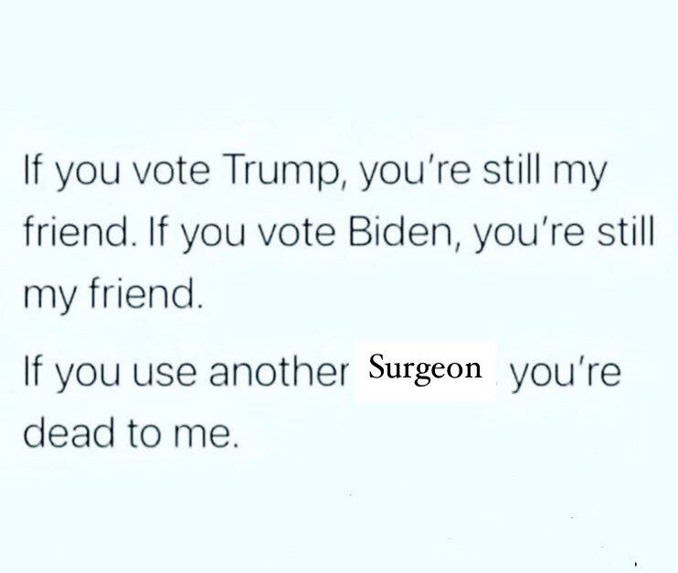 thesurgerylife's tweet photo. we need little humor in these crazy times😂
#MedTwitter #surgeryhumor #surgery #AcademicTwitter #vasctwitter #MedStudentTwitter #medstudents https://t.co/pfunRlo0I9