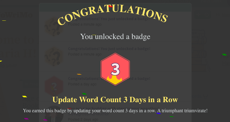 Yeah I did! 🥳🥂🙌
#nanowrimo2020